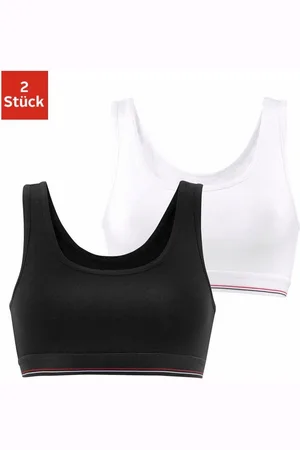 H.I.S Bustier elastische katoenkwaliteit (Set van 2)