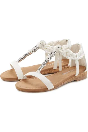 Lascana Sandalen Zomerschoen Sandalette, zomerschoen met sieraandeel VEGAN