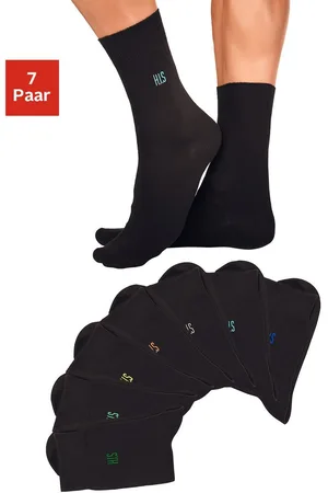 H.I.S Basic sokken met comfortboord (set, 7 paar)
