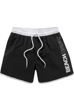 Venice Beach Zwemshort Bo met logoprint op de pijp