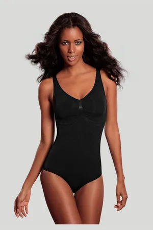 Lascana Shaping-body NAADLOOS met fijn gebreide bloemenrank, shapewear body, basic