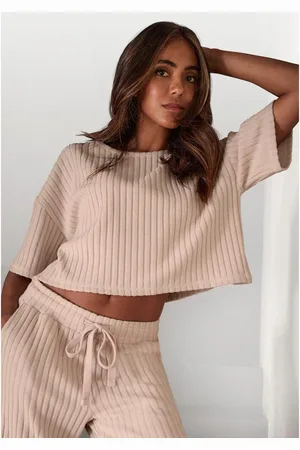 Lascana Shirt met 3/4-mouwen Loungeshirt Lounge-/gebreide shirt van zachte brei, loungewear