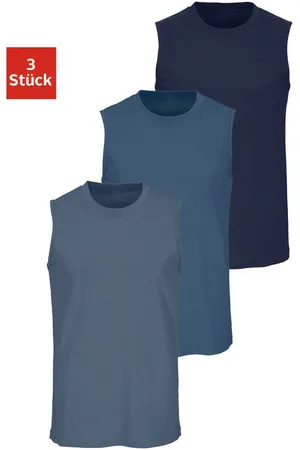 H.I.S Muscle-shirt met een ronde hals (set, 3-delig)