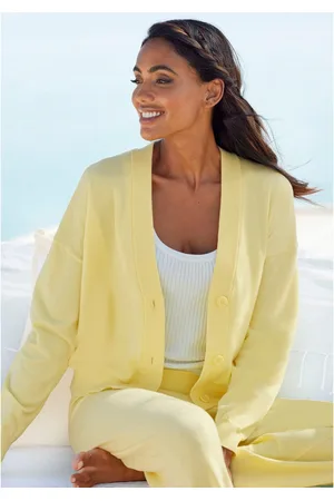 Lascana Vest -lounge jas in korte vorm, loungewear