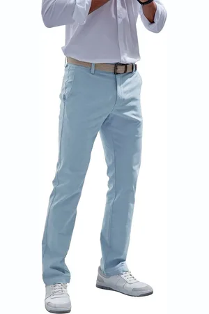 john devin Chino Regular-fit, lange Oxford broek