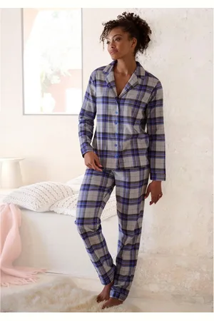 VIVANCE DREAMS Pyjama van knuffelzacht flanel (2-delig)