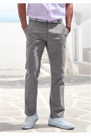 john devin Chino Regular-fit, lange Oxford broek