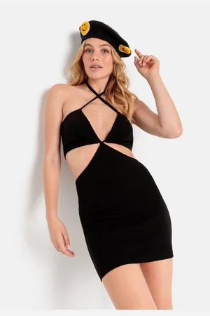 Lascana Mini-jurk van ribmateriaal