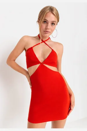 Lascana Mini-jurk van ribmateriaal