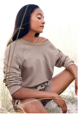 Lascana Sweatshirt Loungeshirt van biologische katoen, loungewear