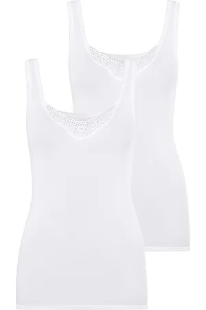 Schiesser Hemd "Cotton Essentials" met twee verschillende batist borduurmotieven (Set van 2)