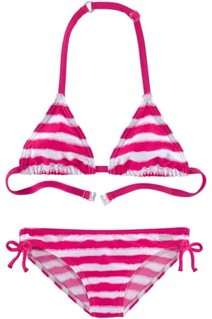 Buffalo Triangelbikini in trendy streep-look