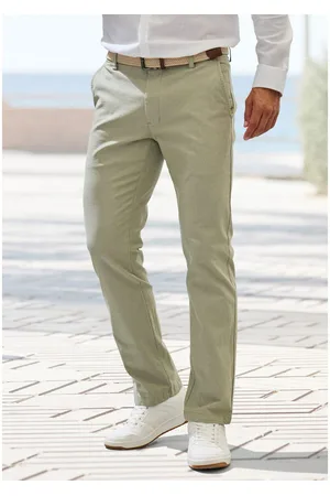 john devin Chino Regular-fit, lange Oxford broek