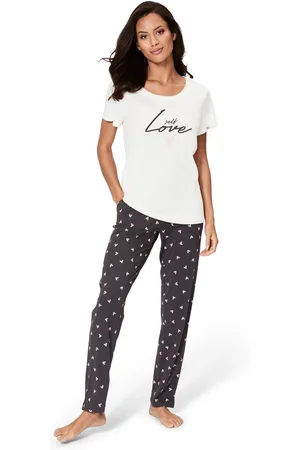 QS by s.Oliver Pyjama met hartjesprint (2-delig)