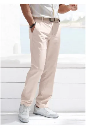 john devin Chino Regular-fit, lange Oxford broek