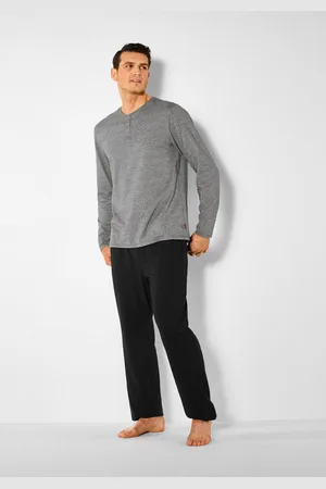 QS by s.Oliver Pyjama Pyjama met knopenrij (2-delig, 1 stuk)