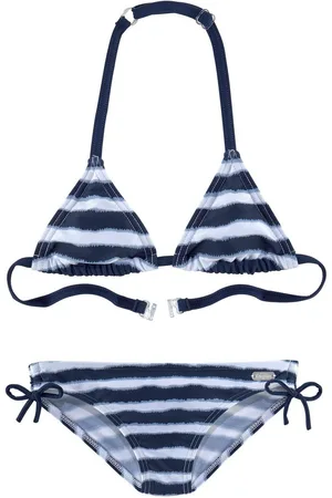 Buffalo Triangelbikini in trendy streep-look