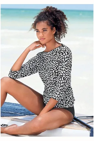 Lascana Zwemshirt met korte mouwen