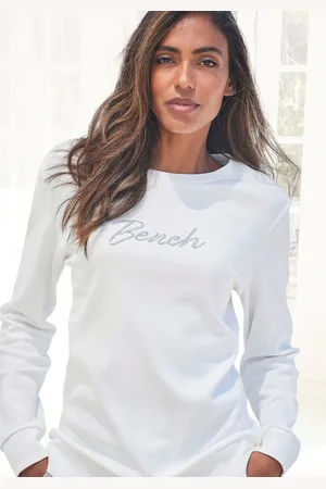 Bench Sweatshirt Loungeshirt met geborduurd logo, loungewear
