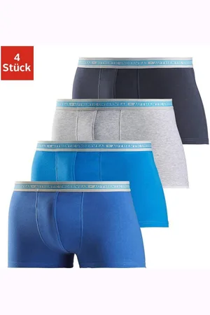 Authentic Underwear Boxershort voor heren zwarte weefband met logo-opschrift (set, 4 stuks)