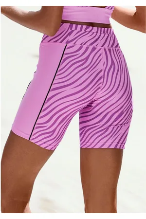 Lascana Short -Sportshorts, Korte broek Sportshorts met subtiele zebraprint