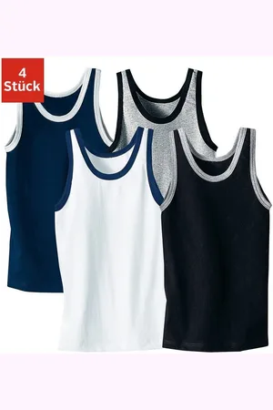AUTHENTIC LE JOGGER Hemd met contrastkleurige randafwerkingen (set, 4 stuks)
