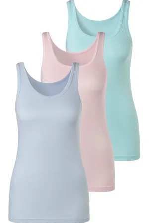 Petite Fleur Hemd van pure katoen, tanktop, onderhemd (Set van 3)