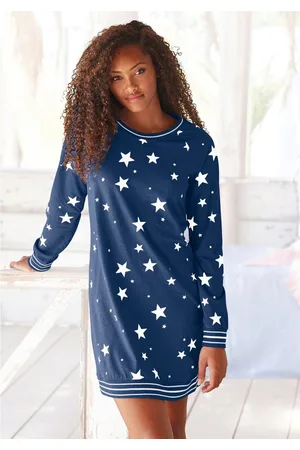 VIVANCE DREAMS Nachthemd met trendy sterrenprint