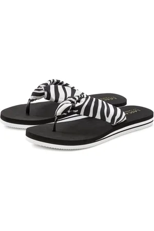 Lascana Badslippers Sandaal, pantoletten, badschoen ultralicht met zacht band VEGAN