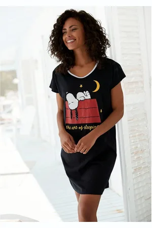 Peanuts Nachthemd met snoopy printmotief
