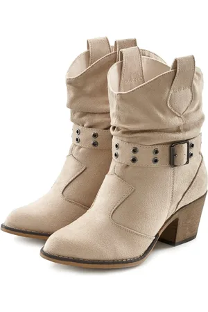 Lascana Cowboylaarsjes Cowboy boots, western enkelboots, enkelboots VEGAN