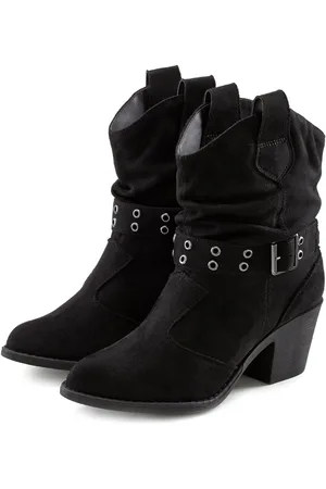 Lascana Cowboylaarsjes Cowboy boots, western enkelboots, enkelboots VEGAN