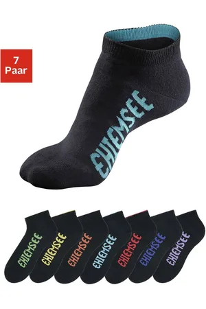 CHIEMSEE Sneakersokken met gekleurde logo’s (set, 7 paar)