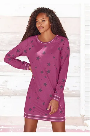 VIVANCE DREAMS Nachthemd met trendy sterrenprint