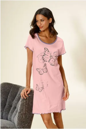 VIVANCE DREAMS Nachthemd met vlindermotief
