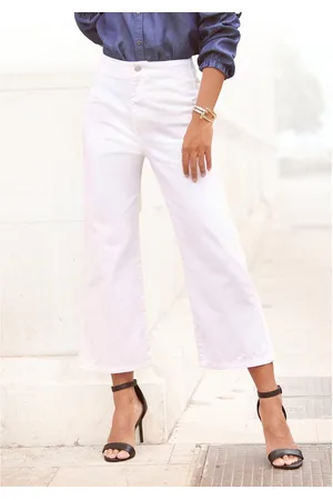 Lascana Wijde jeans in culotte-vorm, high-waist, modieus