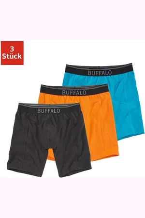 Buffalo Boxershort voor heren in een lang model ook ideaal voor sport en trekking (set, 3 stuks)
