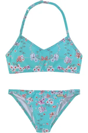 sunseeker Bustierbikini Ditsy Kids met zomerse print