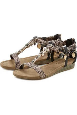 Lascana Sandalen Sandalette, zomerschoen in festival-look VEGAN