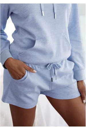Bench Relaxshorts -sweatshorts, lounge-shorts met kleine glanzende logostiksel, loungewear