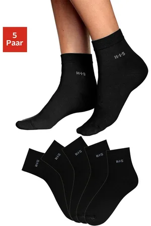 H.I.S Korte sokken met boord boven de enkel (set, 5 paar)