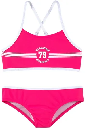 KangaROOS Bustierbikini Sporty met sportieve frontprint