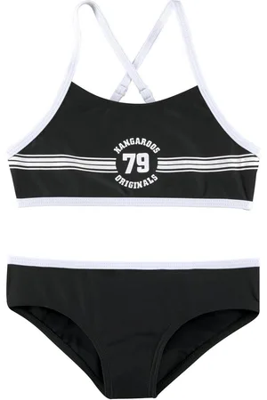 KangaROOS Bustierbikini Sporty met sportieve frontprint