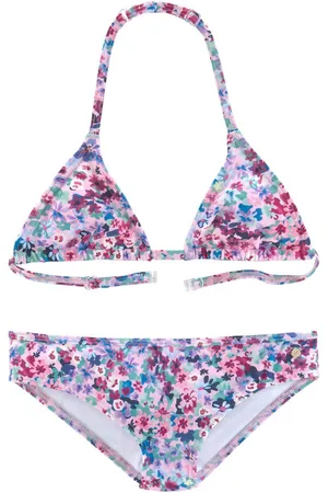QS by s.Oliver Triangelbikini met zomerse bloemenprint