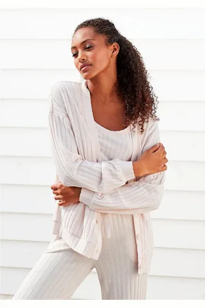 QS by s.Oliver Cardigan met brede knoopsluiting, loungewear