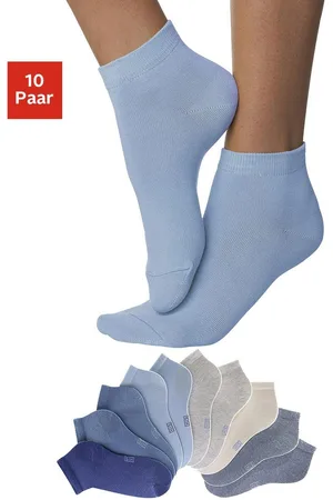 H.I.S Korte sokken met verstevigde hiel en teen (set, 10 paar)