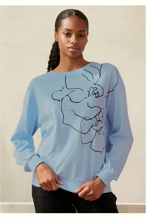 Lascana Sweatshirt Loungeshirt met print, loungewear
