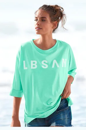 ELBSAND Shirt met 3/4-mouwen IDUNA gemaakt van een katoenmix, losse pasvorm, sportief-casual