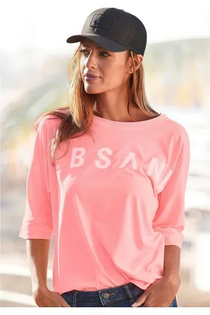 ELBSAND Shirt met 3/4-mouwen IDUNA gemaakt van een katoenmix, losse pasvorm, sportief-casual