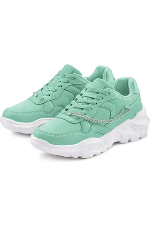 Lascana Sneakers met chunky zool & kettingen, veterschoenen, vrijetijdsschoenen vegan